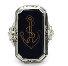 White Gold Ring - Women's