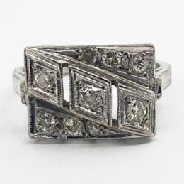White Gold Ring - Women's