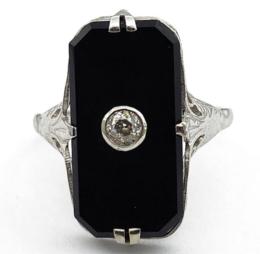 White Gold Ring - Women's