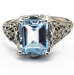 White Gold Ring - Women's