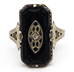 White Gold Ring - Women's