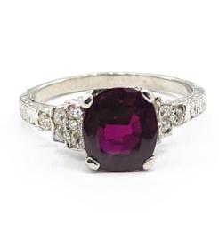 White Gold Ring - Women's