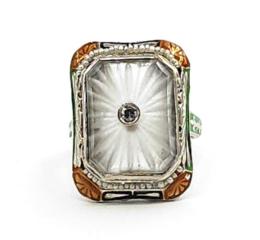 White Gold Ring - Women's