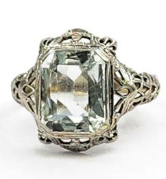 White Gold Ring - Women's