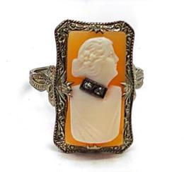 White Gold Ring - Women's