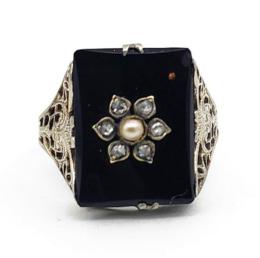 White Gold Ring - Women's