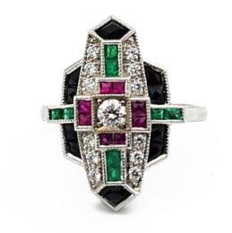 White Gold Ring - Women's