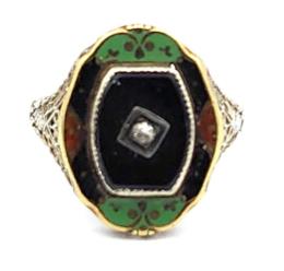 White Gold Ring - Women's