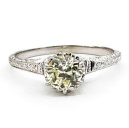 White Gold Ring - Women's