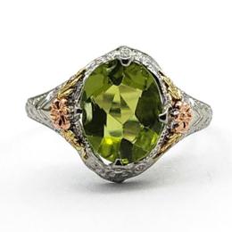 White Gold Ring - Women's