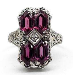 White Gold Ring - Women's