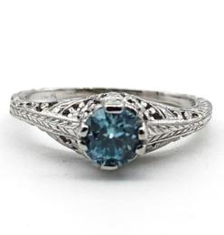 White Gold Ring - Women's