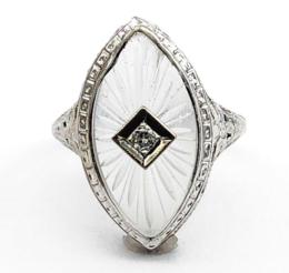 White Gold Ring - Women's
