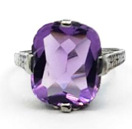 White Gold Ring - Women's