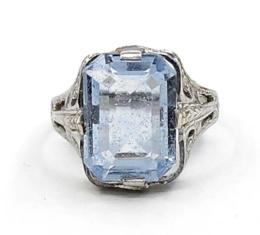 White Gold Ring - Women's