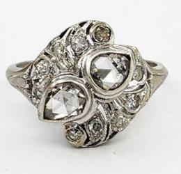 White Gold Ring - Women's