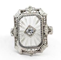 White Gold Ring - Women's