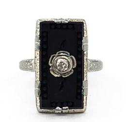 White Gold Ring - Women's