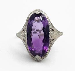 White Gold Ring - Women's