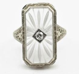 White Gold Ring - Women's