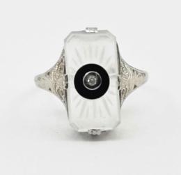 White Gold Ring - Women's