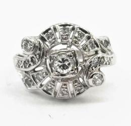 White Gold Ring - Women's