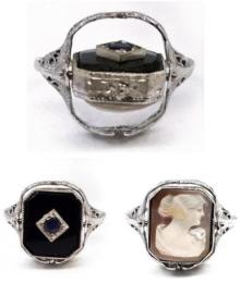 White Gold Ring - Women's