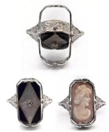 White Gold Ring - Women's