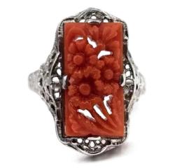 White Gold Ring - Women's