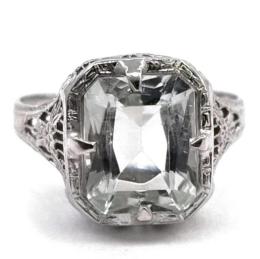 White Gold Ring - Women's