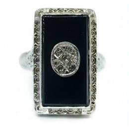 White Gold Ring - Women's