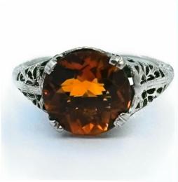 White Gold Ring - Women's