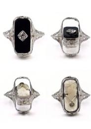 White Gold Ring - Women's