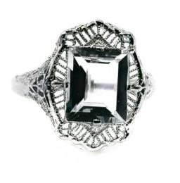 White Gold Ring - Women's