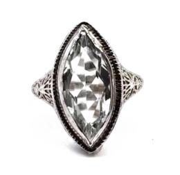 White Gold Ring - Women's