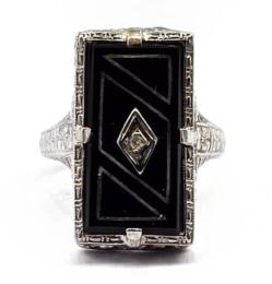 White Gold Ring - Women's