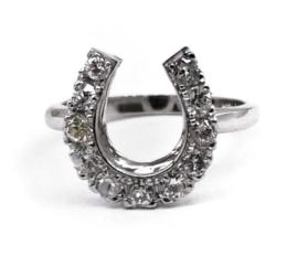 White Gold Ring - Women's