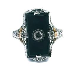 White Gold Ring - Women's