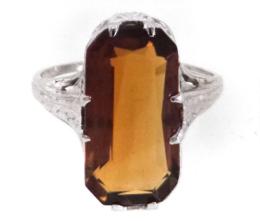 White Gold Ring - Women's