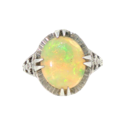 White Gold Ring - Women's
