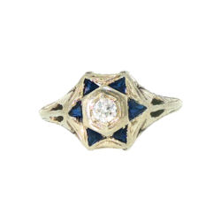 White Gold Ring - Women's