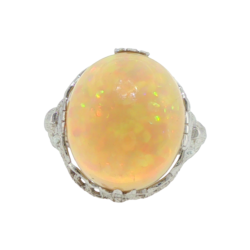 White Gold Ring - Women's