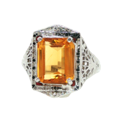 White Gold Ring - Women's