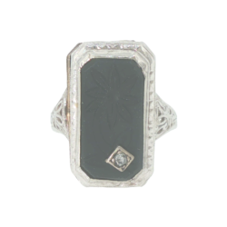 White Gold Ring - Women's