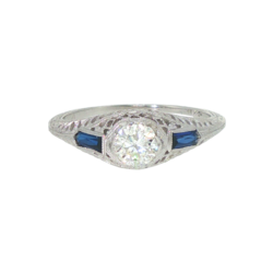 White Gold Ring - Women's