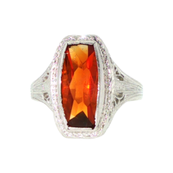 White Gold Ring - Women's