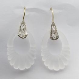 White Gold Earring