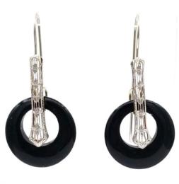 White Gold Earring