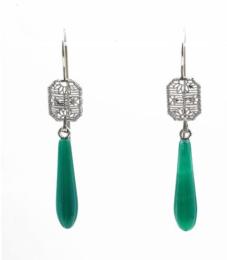 White Gold Earring