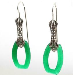 White Gold Earring